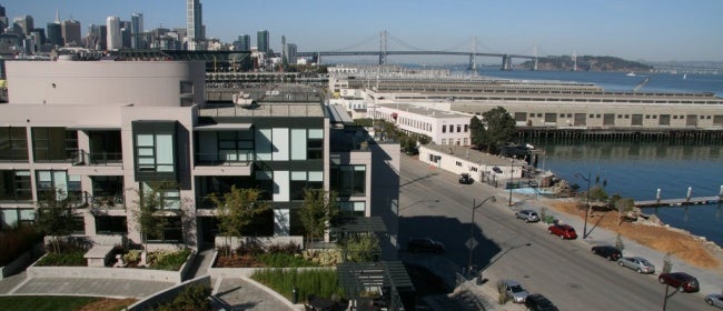 View of Bay Bridge from Mission Bay